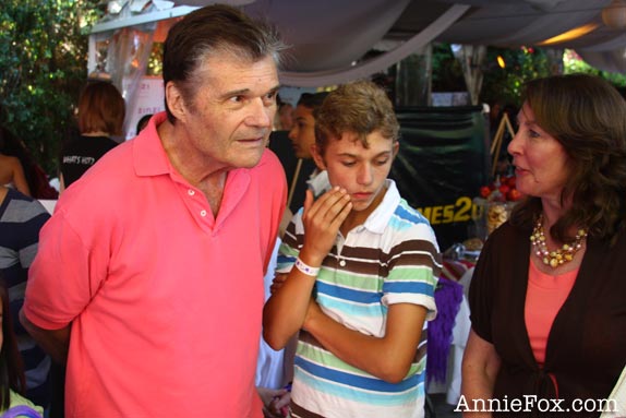 Fred Willard, his grandson Freddy, and Judy Galbraith