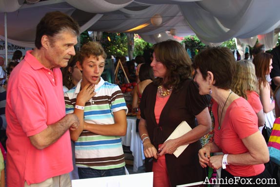 Fred Willard, his grandson Freddy, Judy Galbraith, and Annie Fox